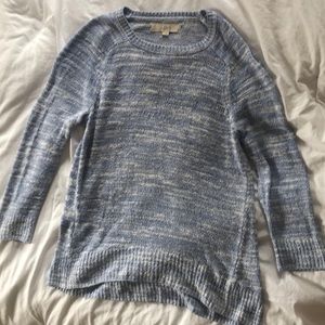 A blue sweater from Loft
